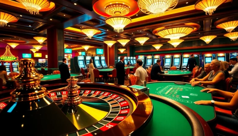 Experience the thrill of winning at diverse casino games with https://dh88vip.com/ showcasing vibrant tables and slot machines.