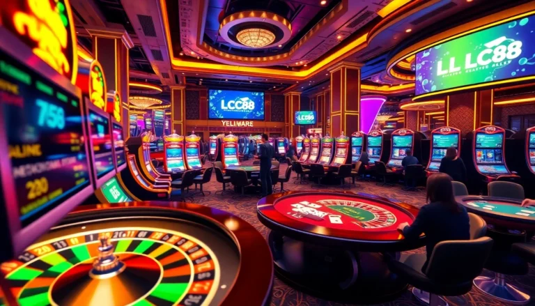 LC88 Casino offers thrilling gameplay with colorful slot machines and exciting poker action.